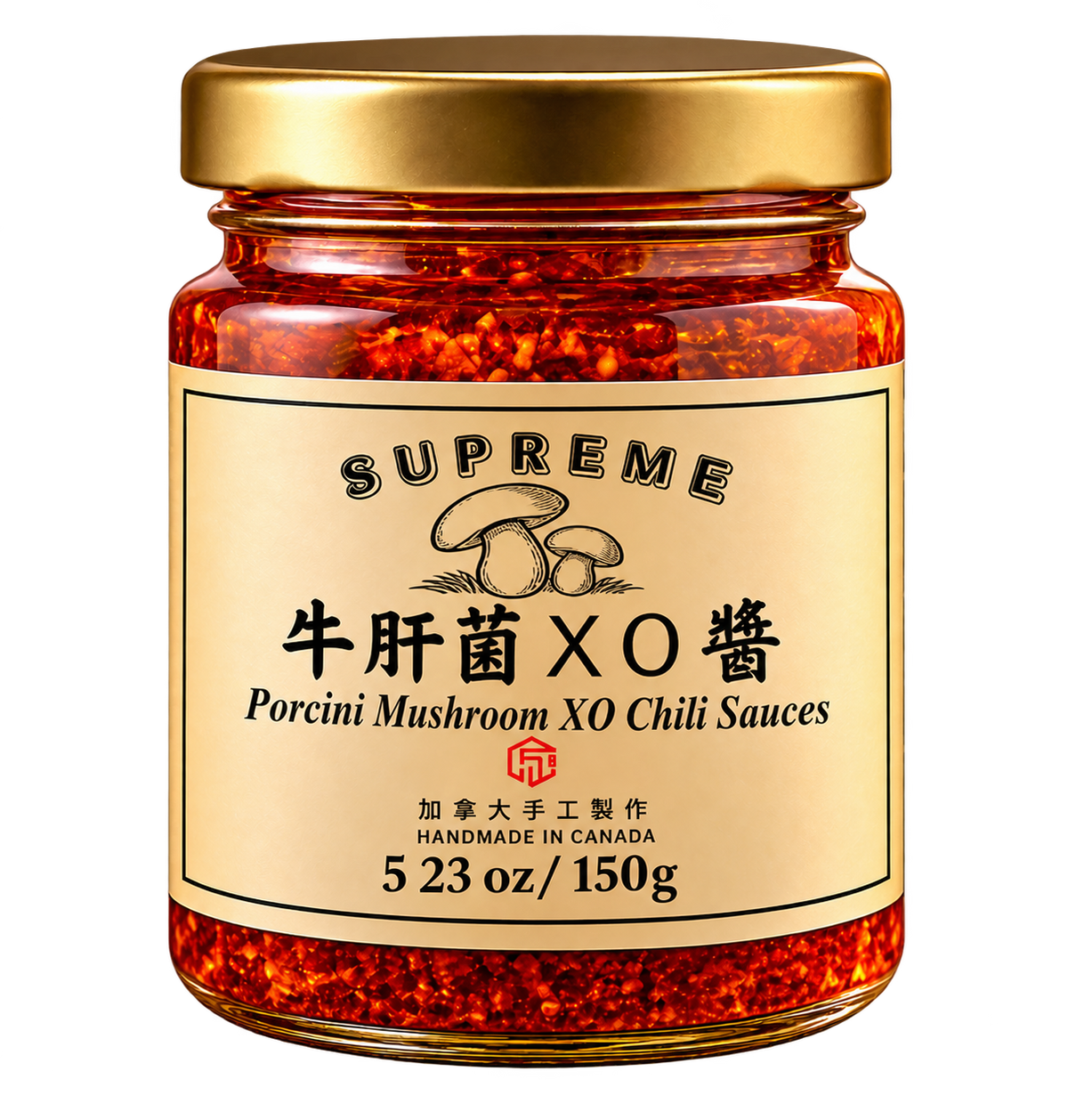 Porcini Mushroom XO Chili Sauces 牛肝菌至尊XO醬